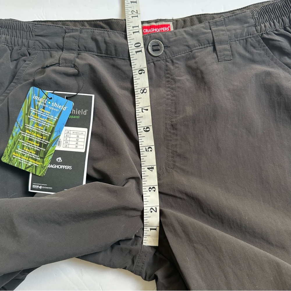 CRAGHOPPERS Men’s Black Pepper NL Insect Shield Repellent Trouser Pants-Size 36R - Picture 7 of 15
